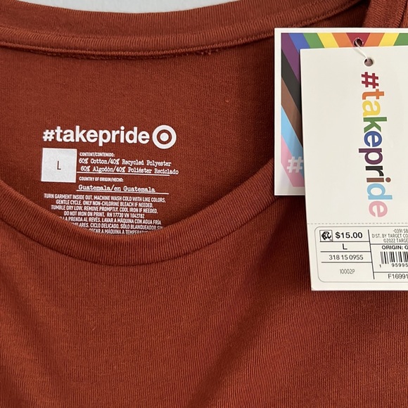 NWT "Black & Proud" Short Sleeve Rainbow Graphic Tee - Picture 2 of 2